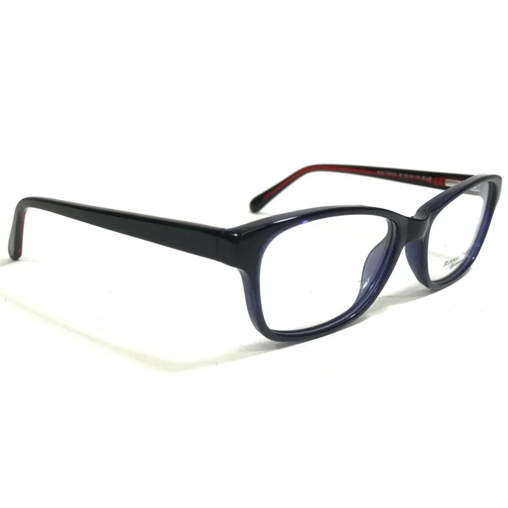 Runway Tween Eyeglasses Frames RUN TWEEN 36 BLUE Red Rectangular 50-16-135